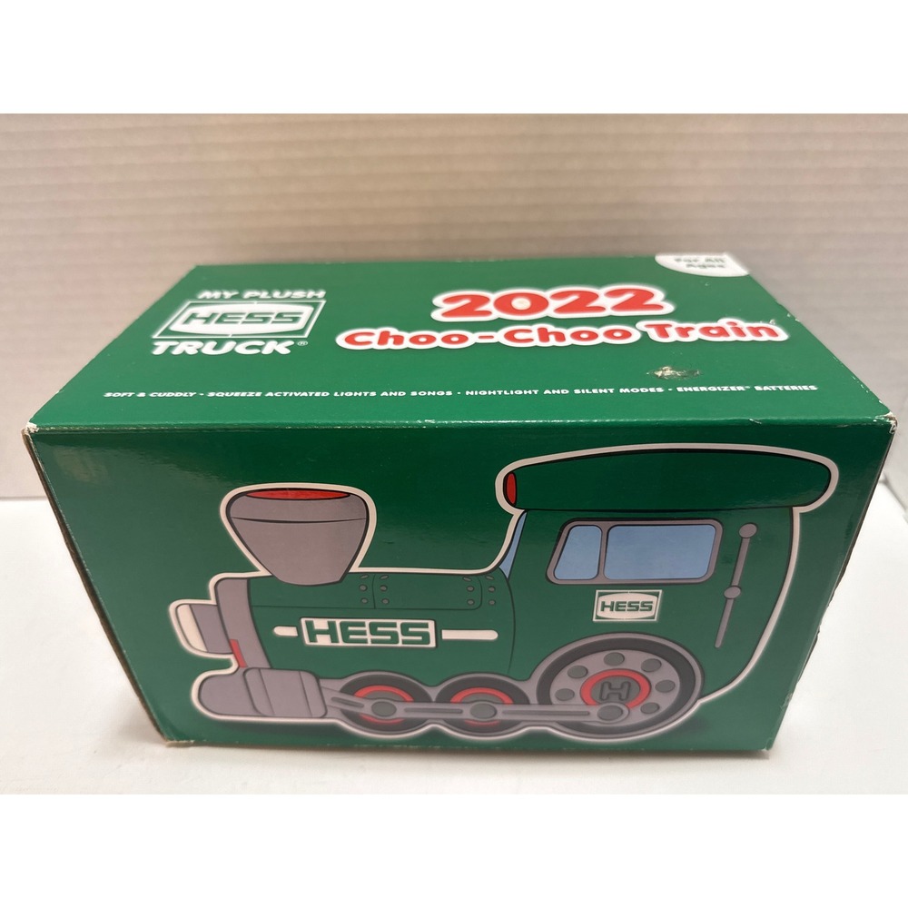 My Plush Hess Truck 2022 Choo-Choo Train Lights and Sounds Soft Toy New in Box